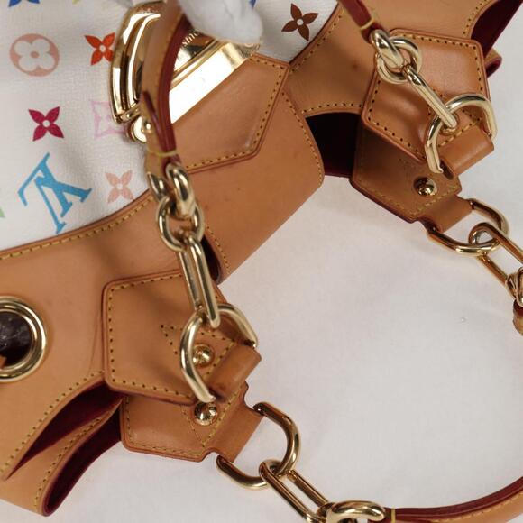 LOUIS VUITTON Monogram Multicolor Ursula Tote Bag White M40123 - Picture 7 of 16